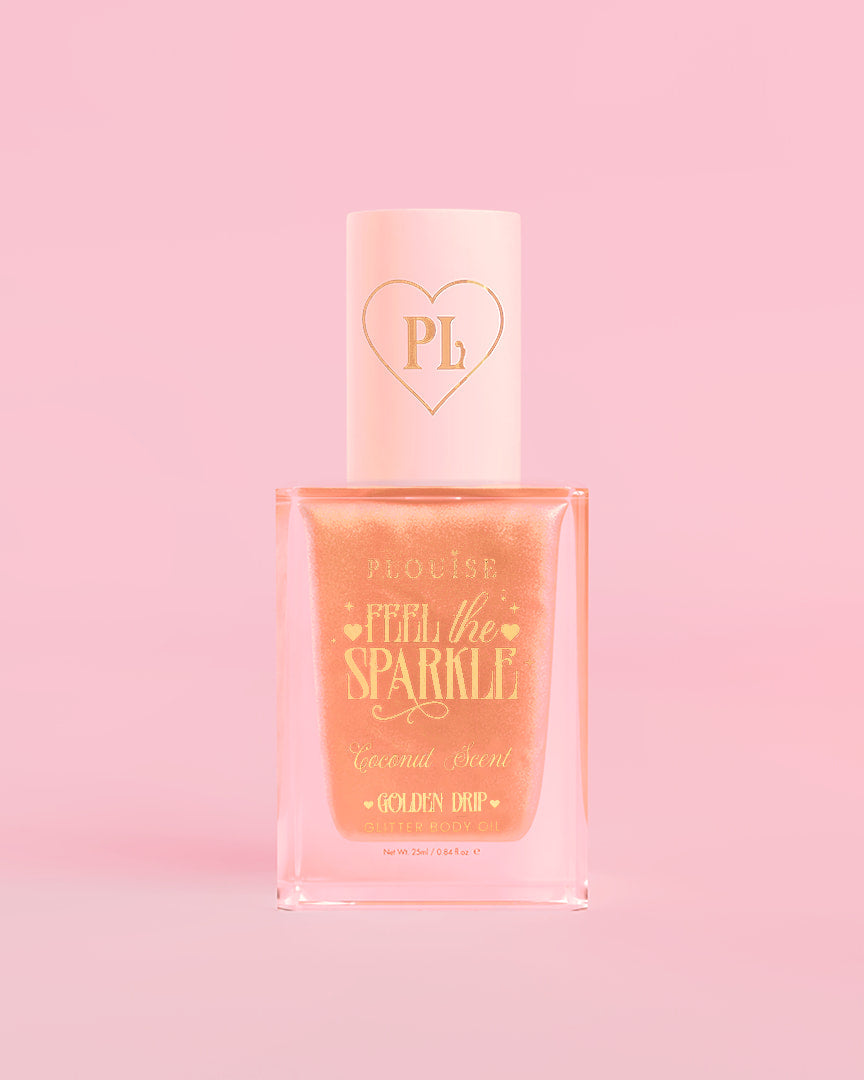 Olio per il corpo Feel The Sparkle Diamond Glitter - Gocciolamento dorato