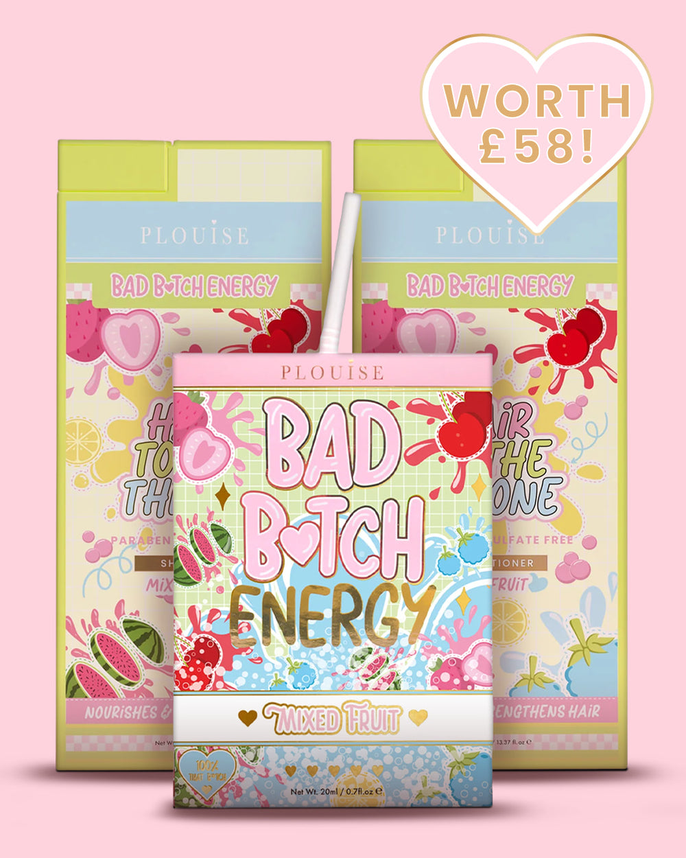 Pacchetto Soft Girl Bad Bitch Energia e cura dei capelli