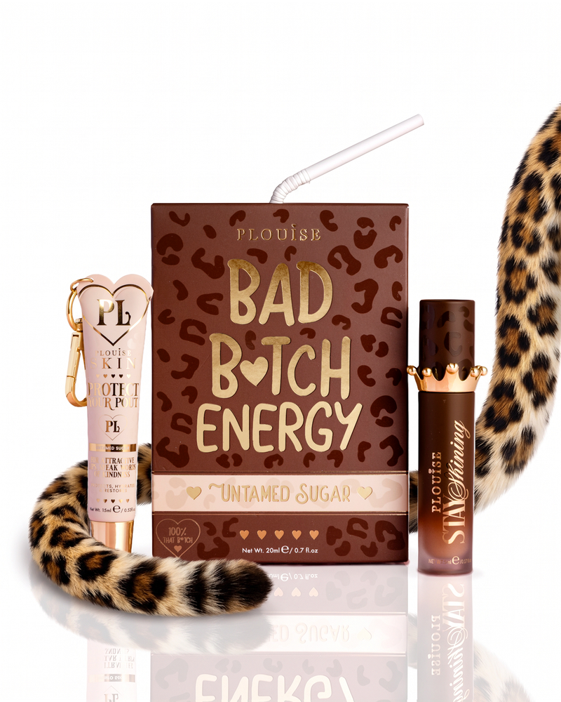 Cheetah Bad Bitch Energy Lip Conditioner & Lip Oil Duo
