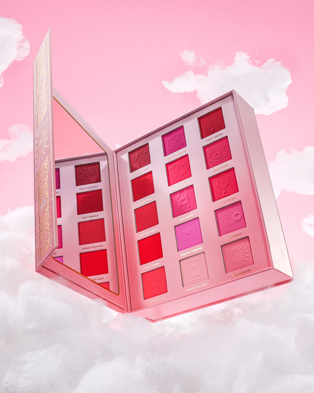 Pink P.Louise Blushed Ever After Blush Palette parte del set di trucchi Manifest The Magic Storybook