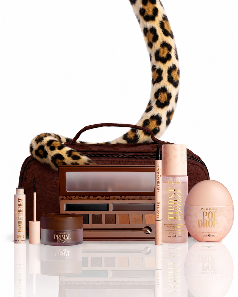 Set di cosmetici in modalità ghepardo