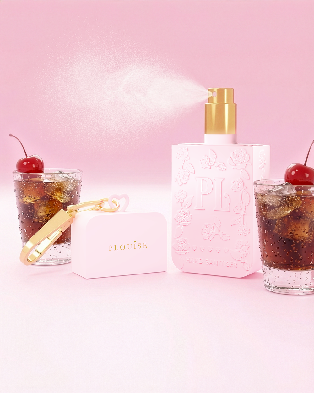 Spray disinfettante per le mani Pink P.Louise Cherry Cola