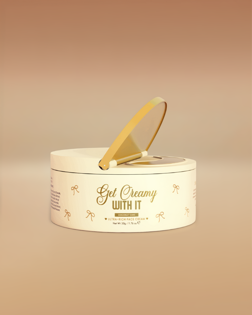 Diventa cremoso con la sua ricca crema per il viso - Torta al cocco