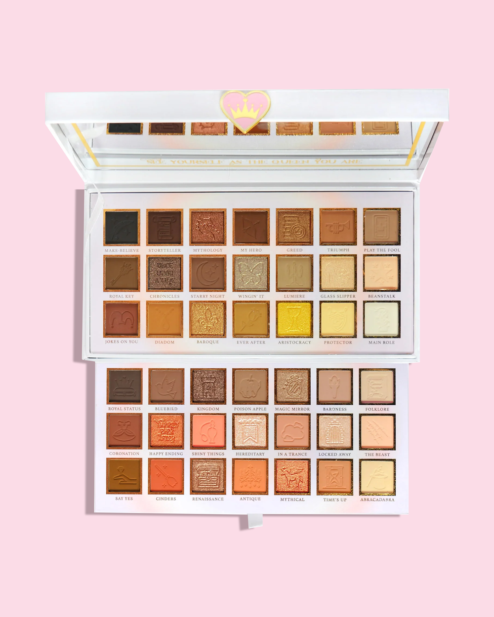 Se la corona si adatta alla tavolozza di ombretti neutri