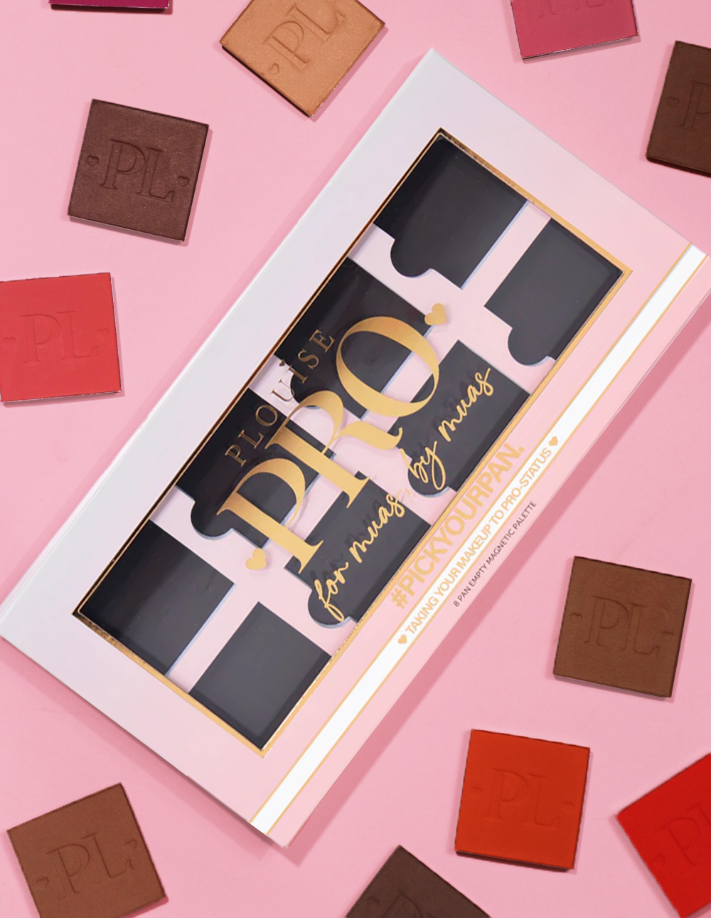 Tavolozza professionale di fard e bronzer magnetici