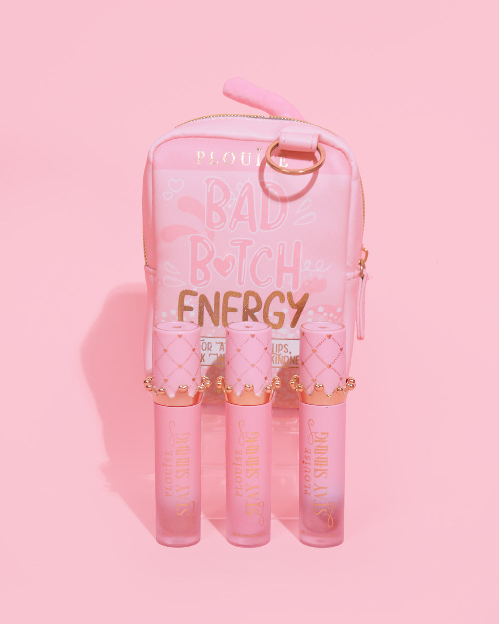 Gloss Boss Stay Shining Lip Oil Trio e borsa