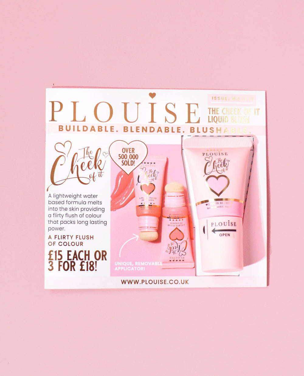 The Cheek Of It Liquid Blush Rivista legalmente rosa