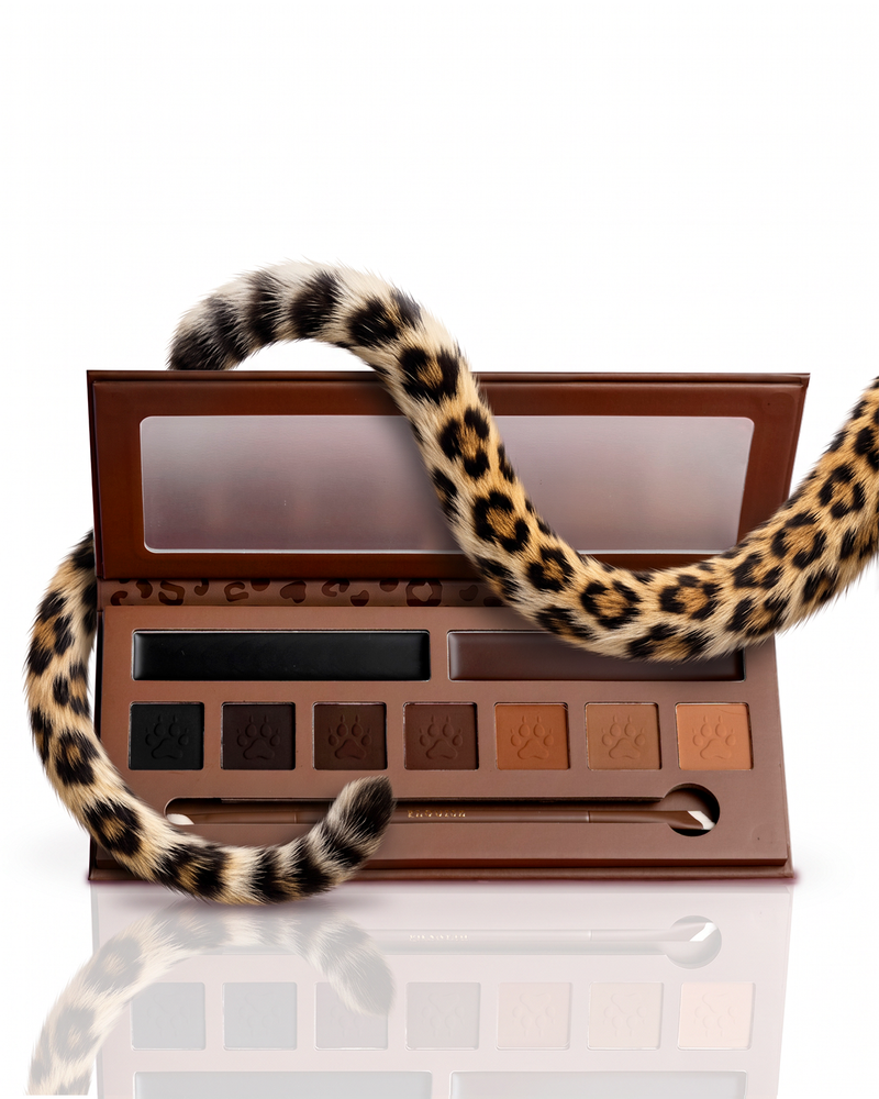 Cheetah Smoke Show tavolozza di liner smokey e set di pennelli per liner