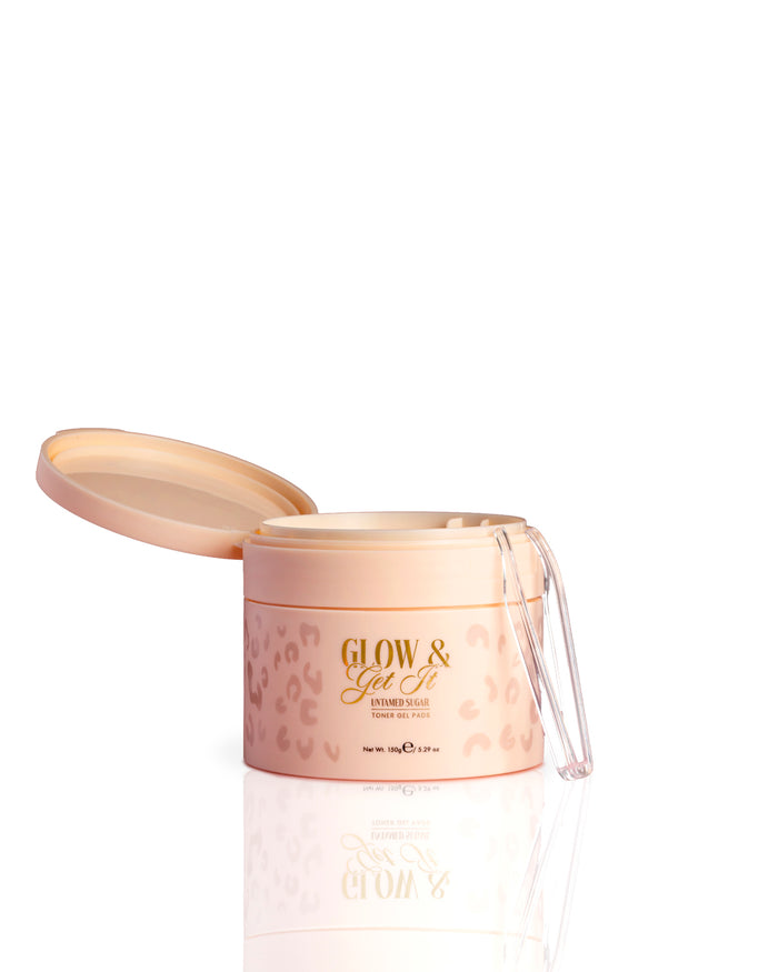 Dischetti tonici in gel al collagene Cheetah Glow & Get It