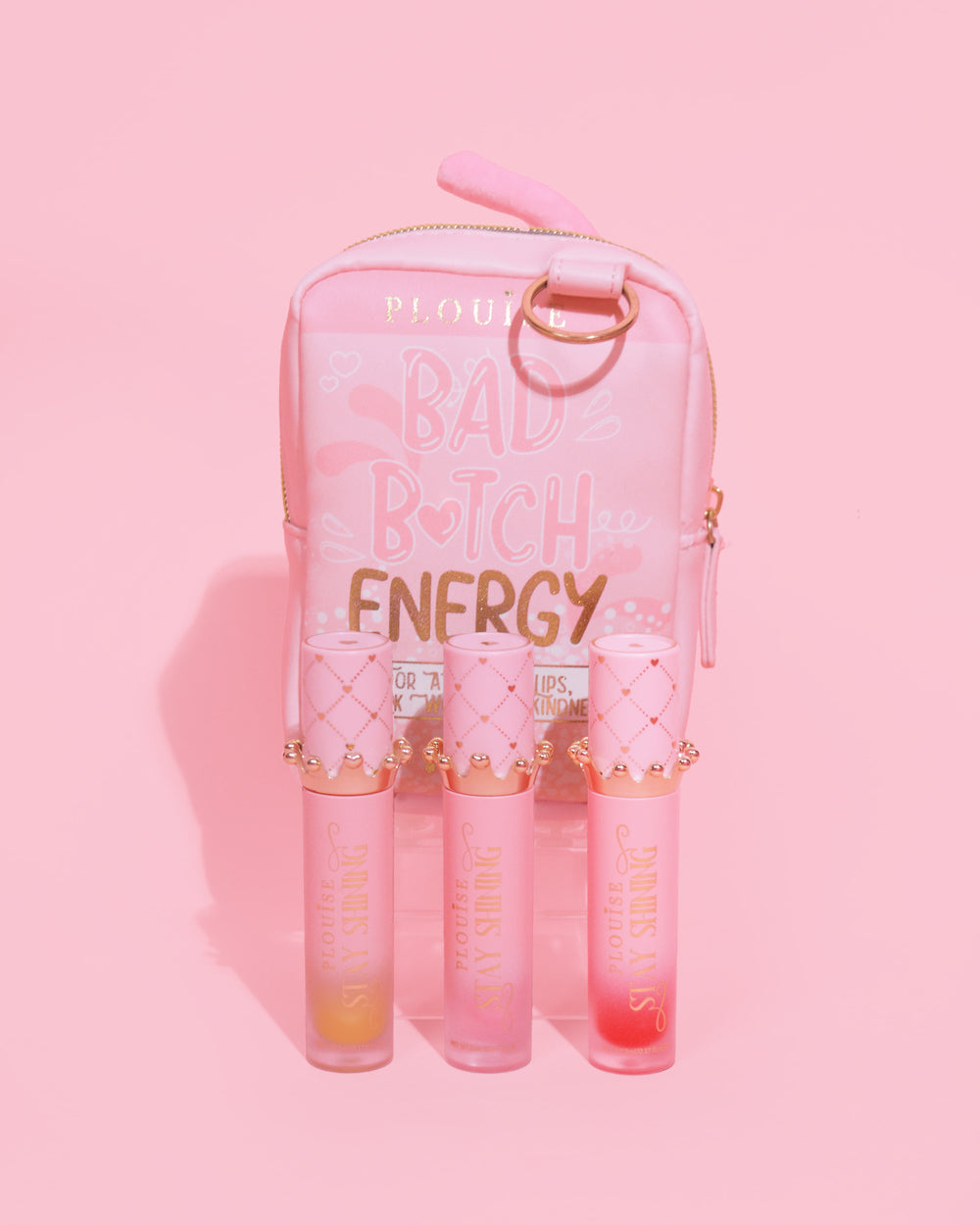 Gloss Boss Stay Shining Lip Oil Trio e borsa