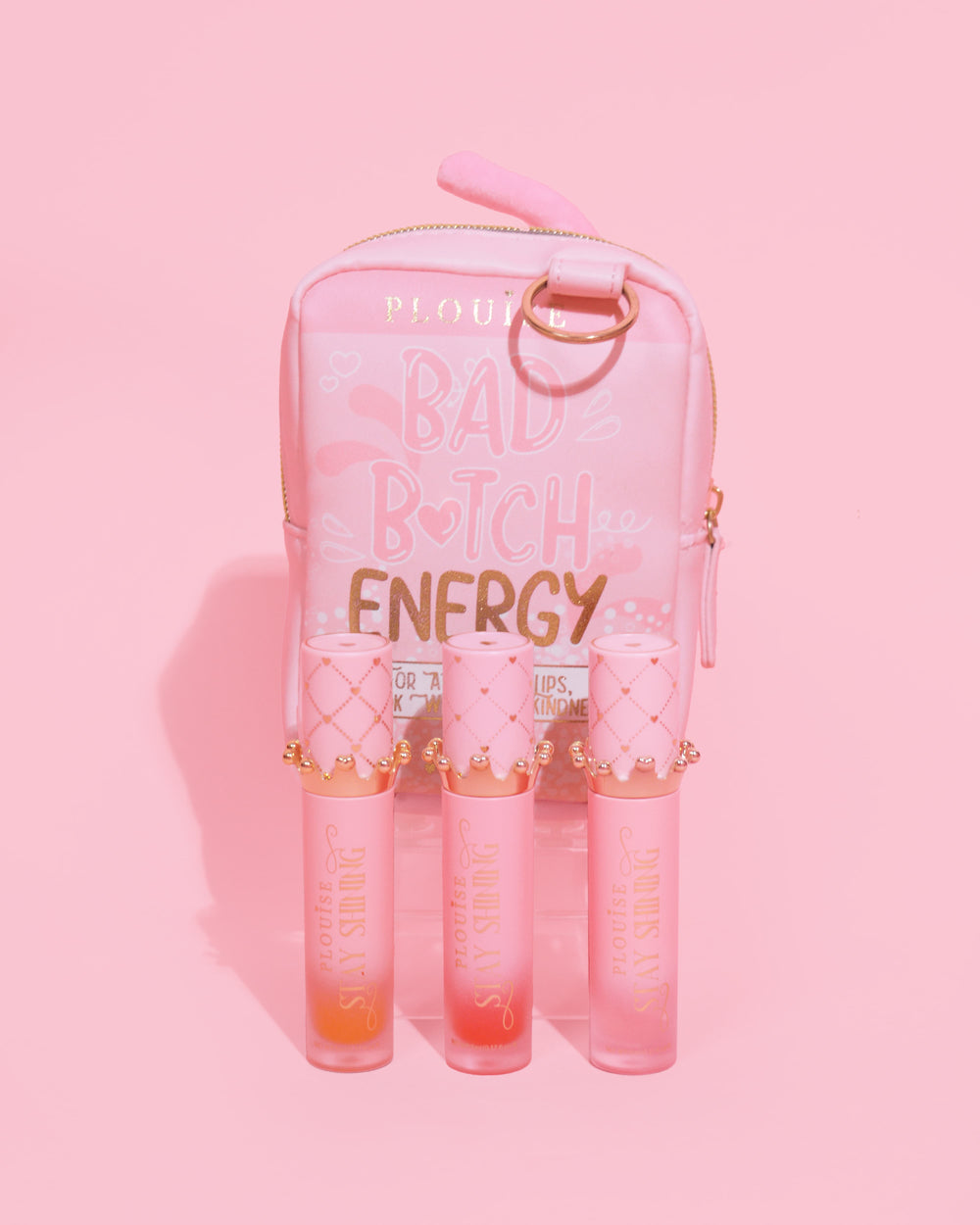 Gloss Boss Stay Shining Lip Oil Trio e borsa