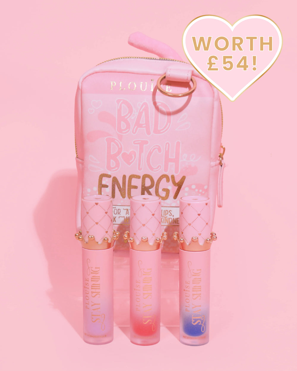 Gloss Boss Stay Shining Lip Oil Trio e borsa