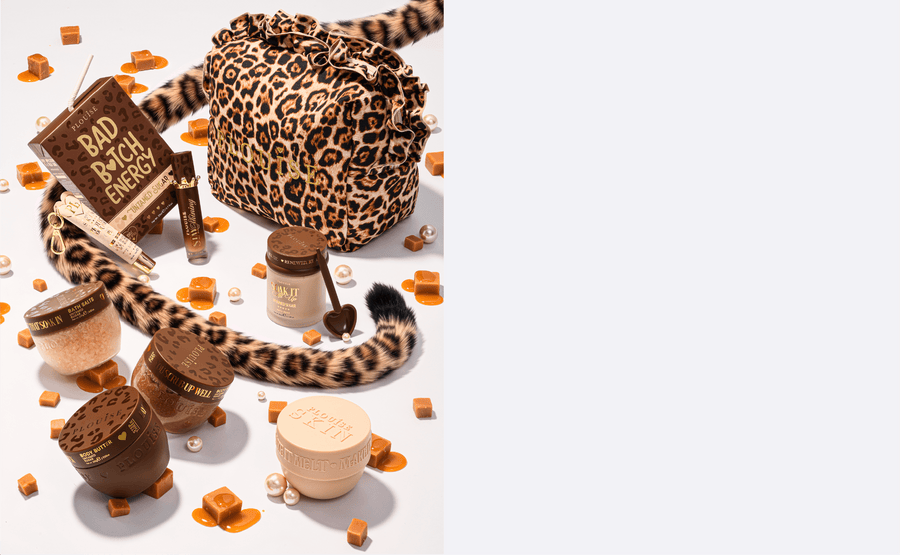 Bad B*tch Energy — Cheetah collection campaign artwork.