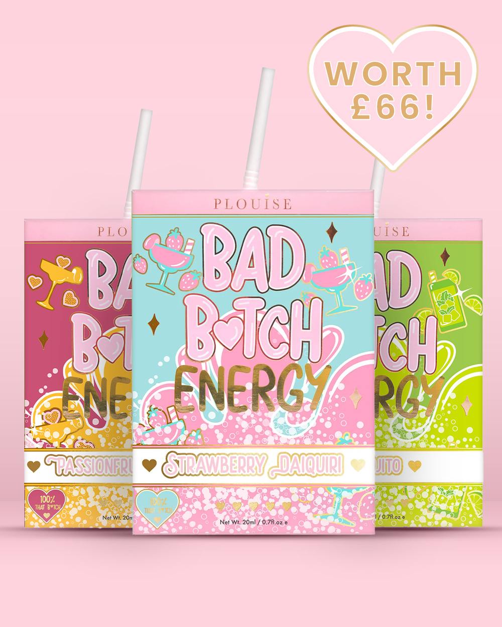 Trio labbra energetiche di Bad Bitch