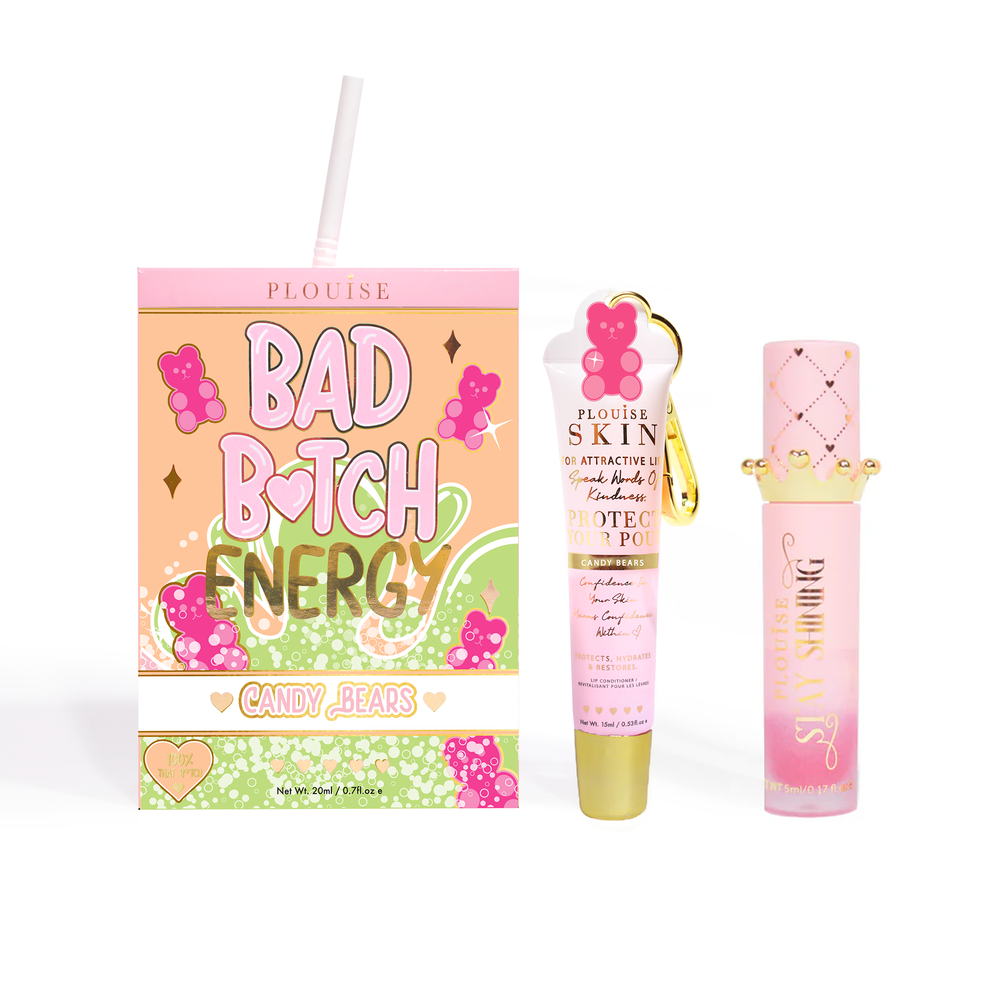 Duo balsamo labbra e olio labbra Bad Bitch Energy - Fragola