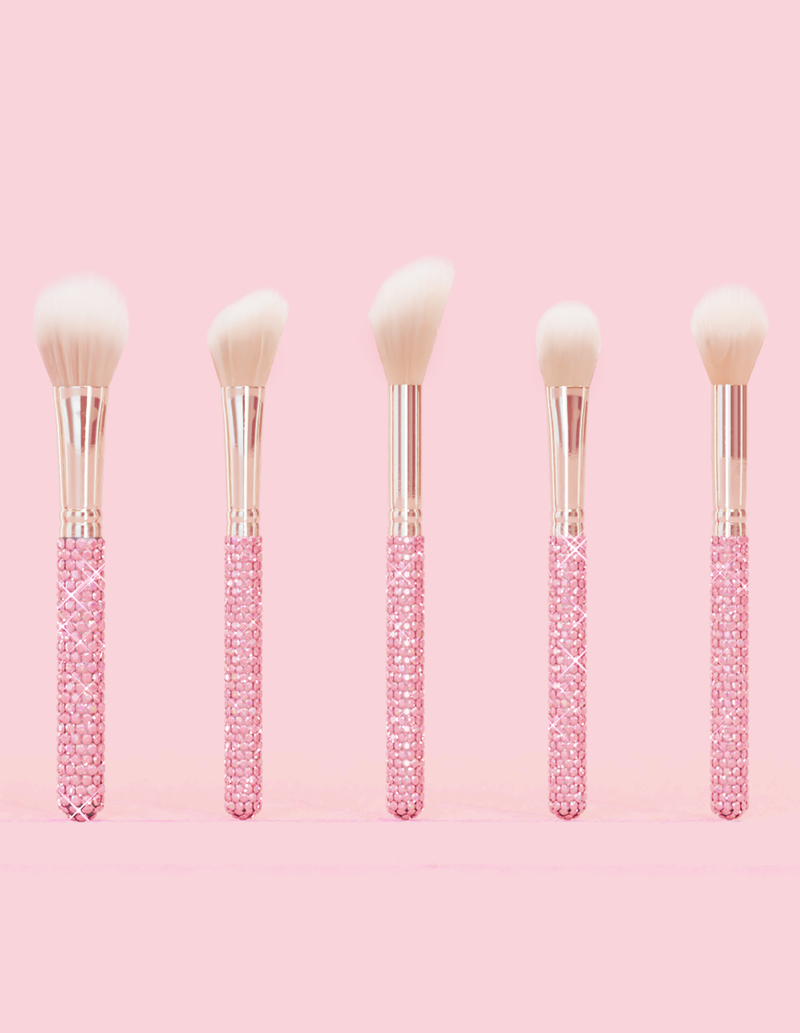 Set di pennelli per trucco viso e occhi in cristallo da 20 pezzi