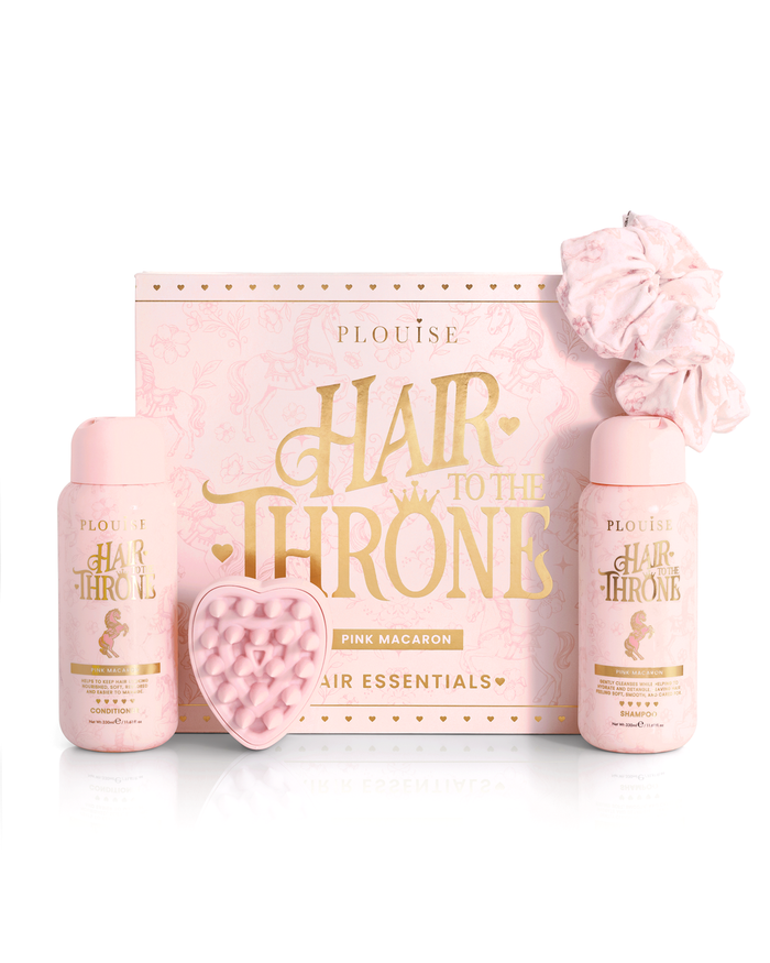 Hair To The Throne Pink Macaron Hair Care Set