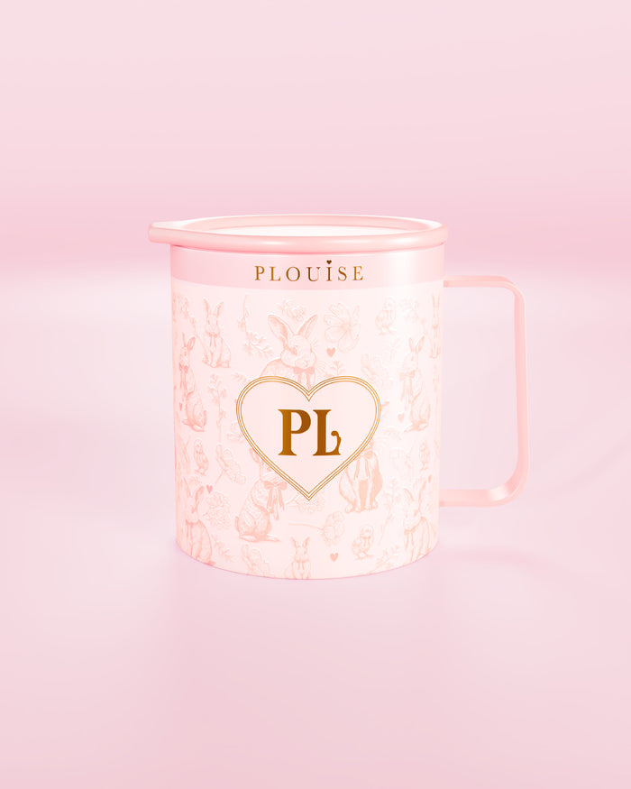 Tazza bicchiere in acciaio inossidabile P.Louise Hunny Bunny rosa