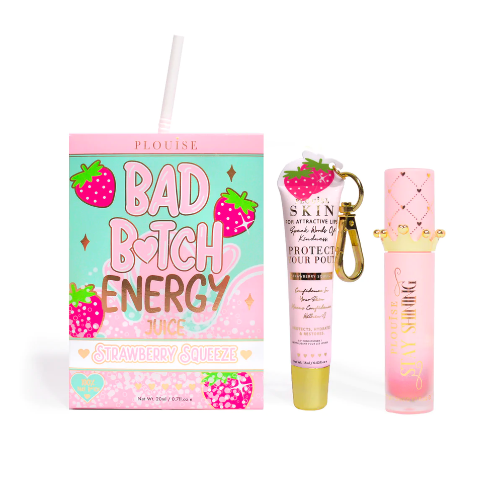 Duo balsamo labbra e olio labbra Bad Bitch Energy - Fragola