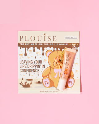 P.Louise teddy glitter Lip Drip coconut cake scented lip gloss