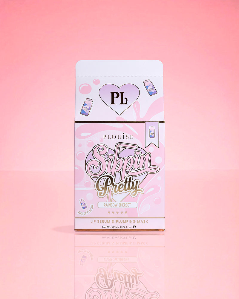 P.Louise Sippin Pretty Peptide Lip Serum & Treatment Duo Confezione di sorbetto arcobaleno