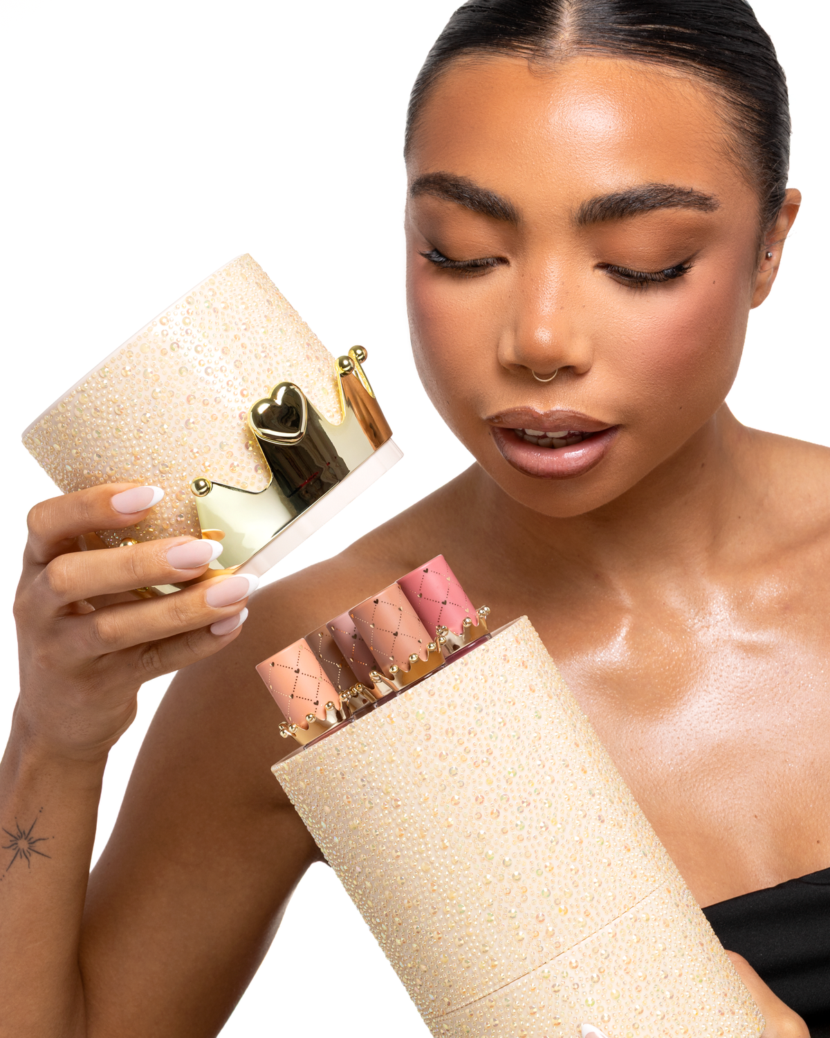 What's Inside Crystal XL Pout Lip Conditioner Gift Set