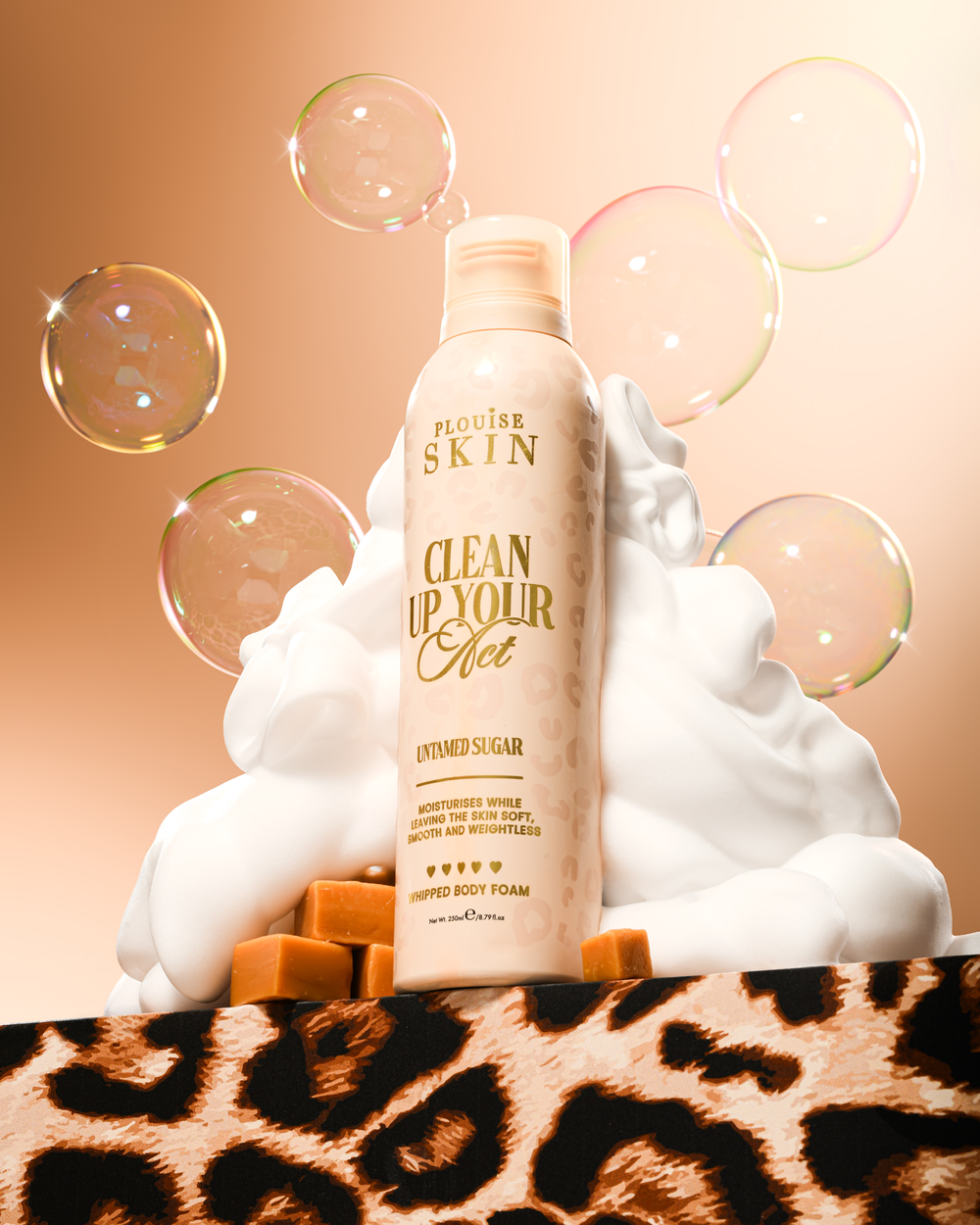 Cheetah Clean Up Your Act Schiuma per il corpo montata