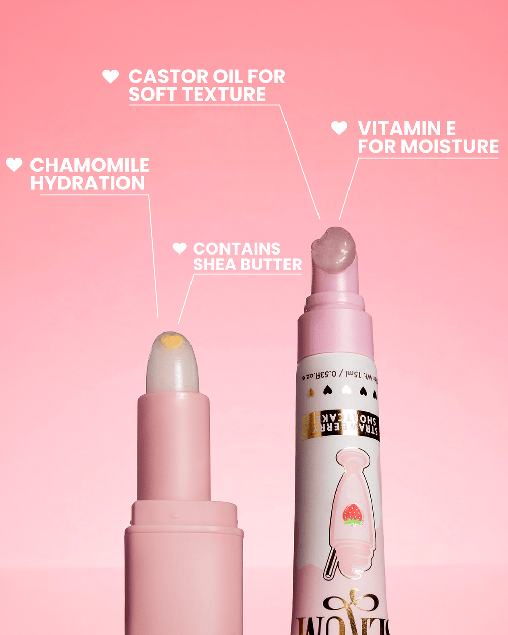 Duo balsamo labbra e siero labbra sognante e cremoso