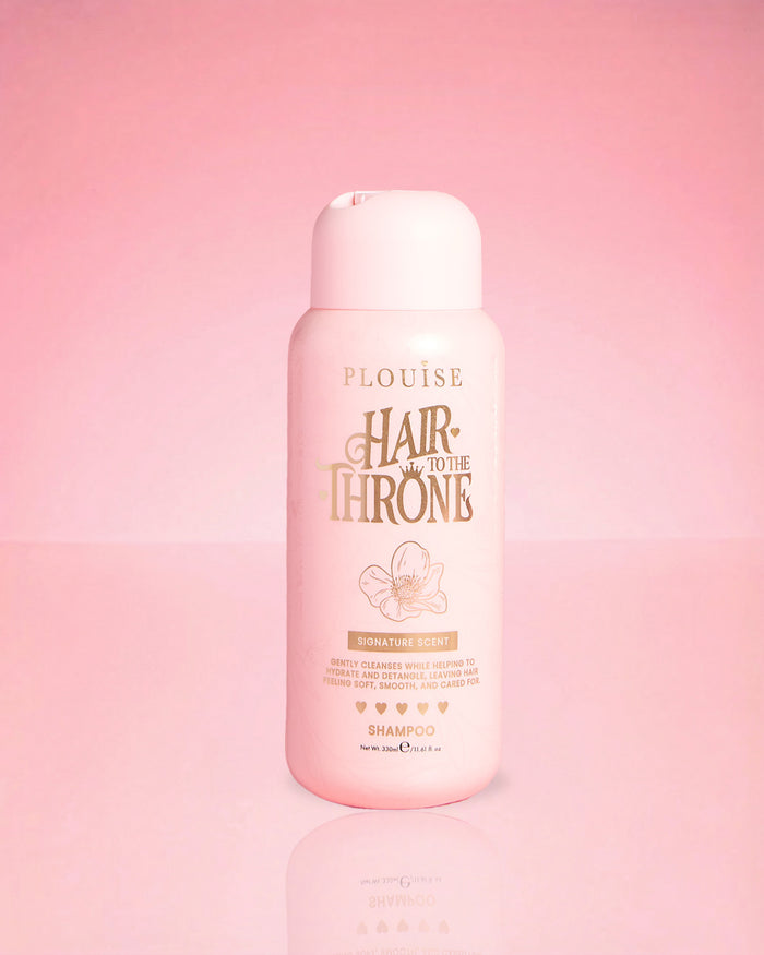 Shampoo per capelli al trono