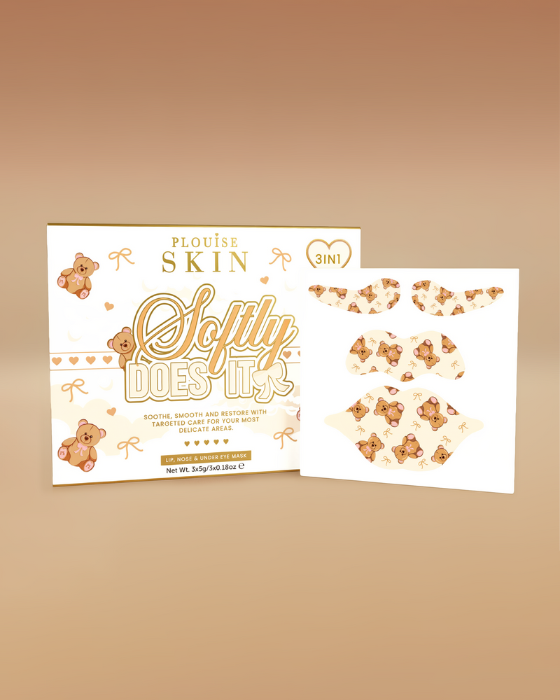 Softly Does It Set maschera 3 in 1 per labbra, occhi e naso - PRE-ORDINA