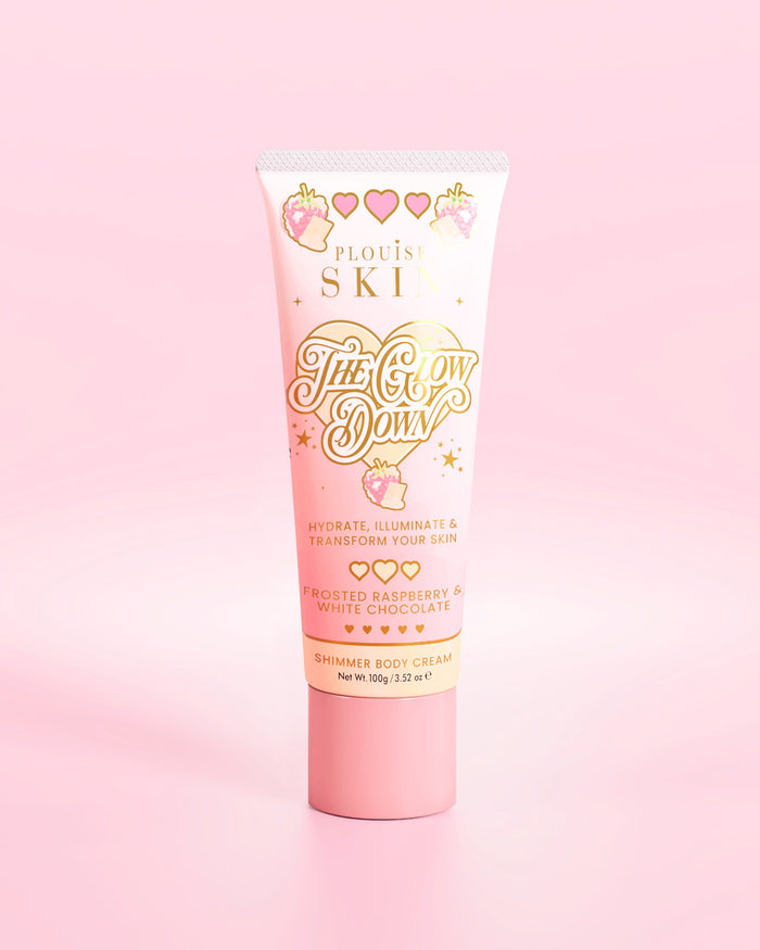 The Glow Down Body Shimmer – Lampone glassato e cioccolato bianco
