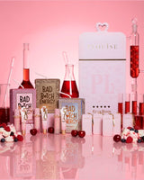 Set regalo PR con trio di labbra in cristallo e spray detergente per le mani
