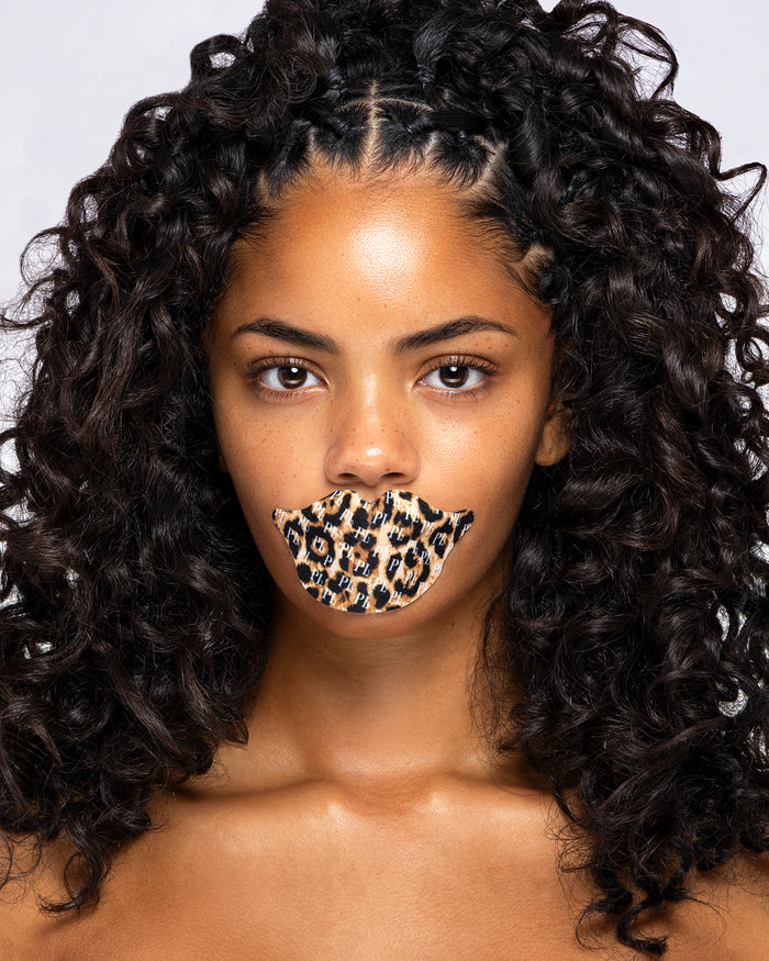 Cheetah lo fa selvaggiamente Maschera per labbra, naso e occhi